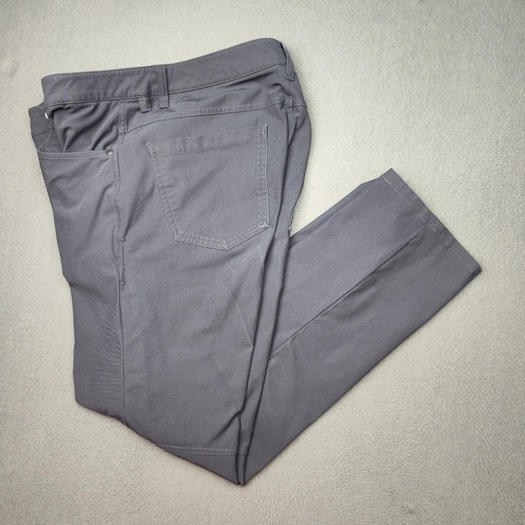 Lululemon Pants Mens 31x30 Black ABC Classic Five Pocket Slim Stretch Commuter - Picture 1 of 12